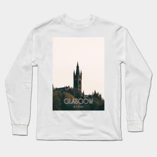 Glasgow University poster Long Sleeve T-Shirt